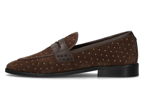 Maruti - Lena Loafer Studs - Brown