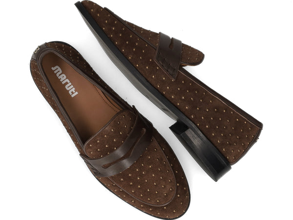 Maruti - Lena Loafer Studs - Brown