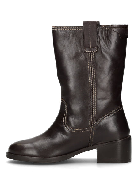 Maruti - Preach Leather Boots - Dark Brown