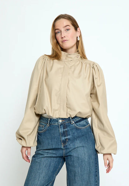 Minus - MScindy Short Jacket - Sand Gray