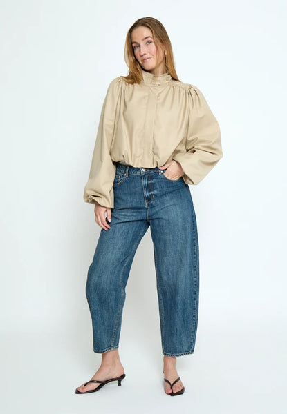 Minus - MScindy Short Jacket - Sand Gray