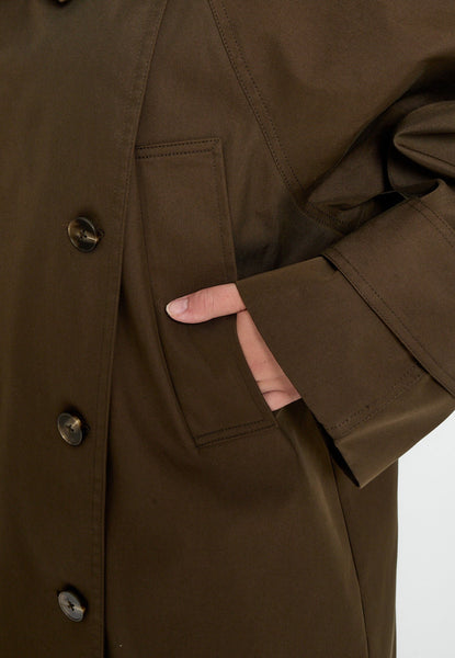Minus MSpalina Coat - Slate Brown