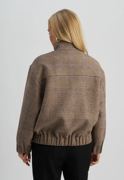 Minus - MSsolay Jacket - Checked Tiramisu