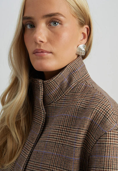 Minus - MSsolay Jacket - Checked Tiramisu