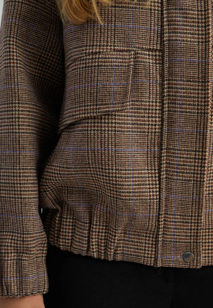 Minus - MSsolay Jacket - Checked Tiramisu