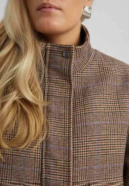 Minus - MSsolay Jacket - Checked Tiramisu