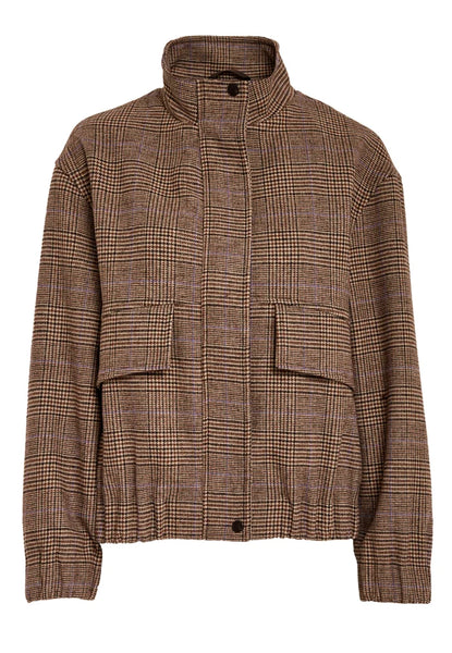 Minus - MSsolay Jacket - Checked Tiramisu