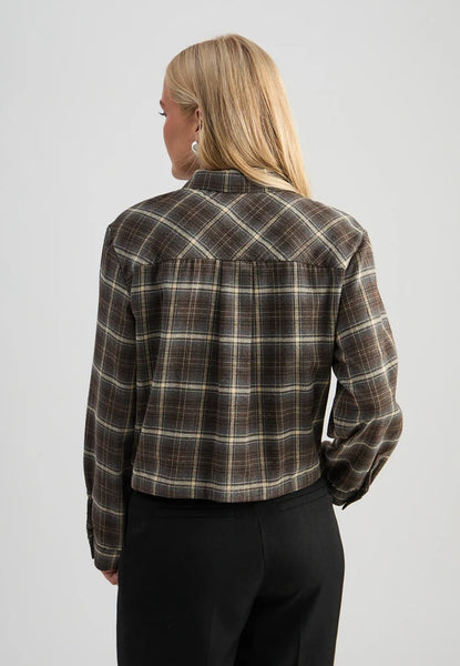 Minus - MSregine Checked Shirt - Tiramisu