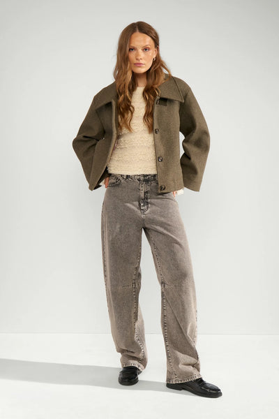Numph - Nukimma Short Jacket - Forest Night