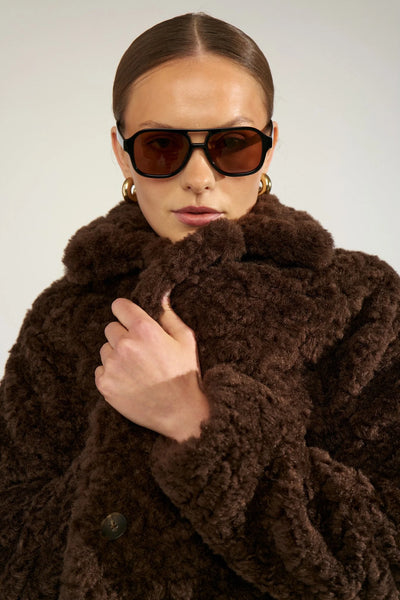 Numph - Nufurda Jacket - Black Coffee
