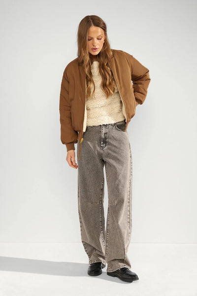 Numph - Nuetera Reversible Bomber Jacket - Dachshund
