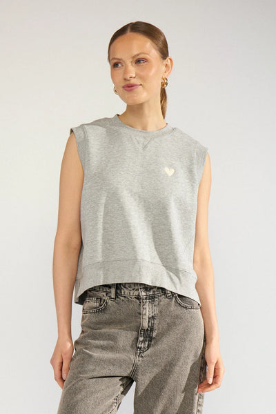 Numph - Nunathalie Vest - Medium Grey