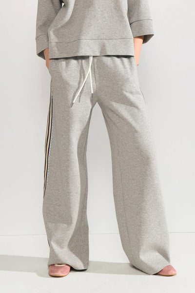 Numph - Nunathalie Wide Leg Sweatpants - Medium Grey