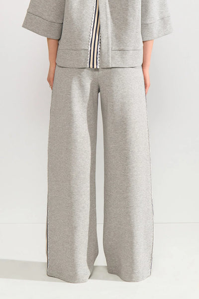 Numph - Nunathalie Wide Leg Sweatpants - Medium Grey