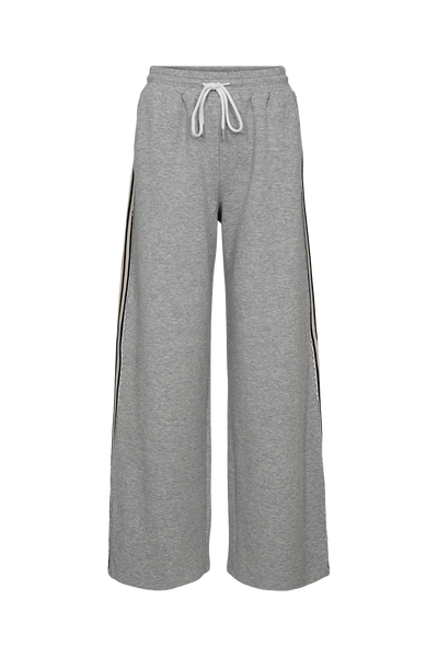 Numph - Nunathalie Wide Leg Sweatpants - Medium Grey