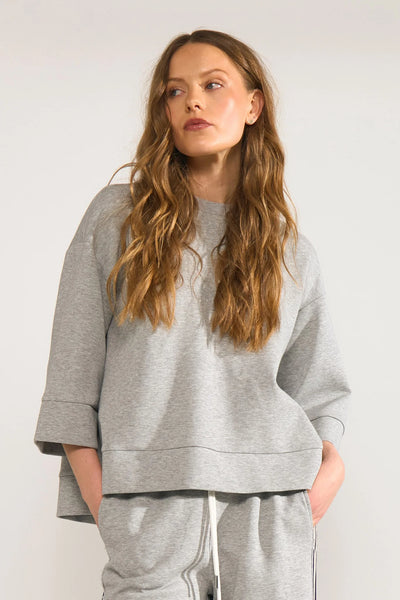 Numph - Nunathalie Sweatshirt - Medium Grey