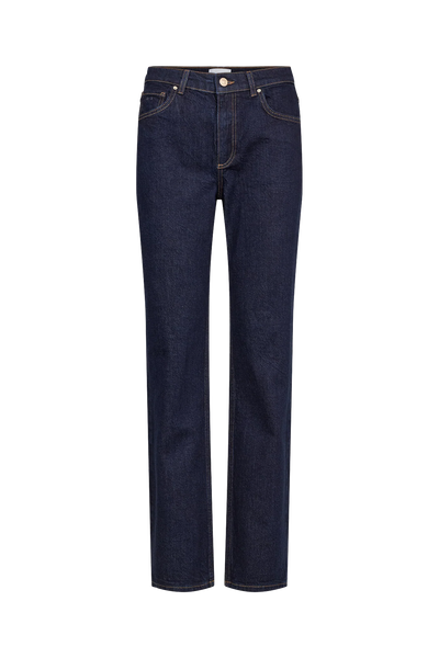 Numph - Nuoslo HR Straight Leg Jean - Dark Blue