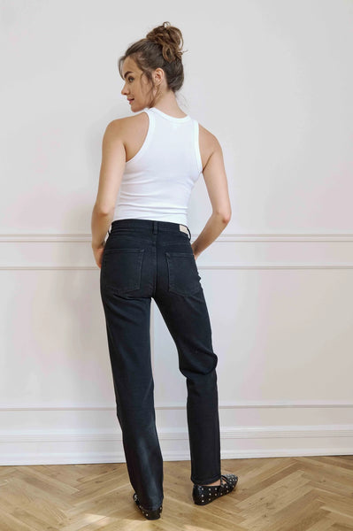 Numph - Nuoslo HR Straight Leg Jean - Dark Blue