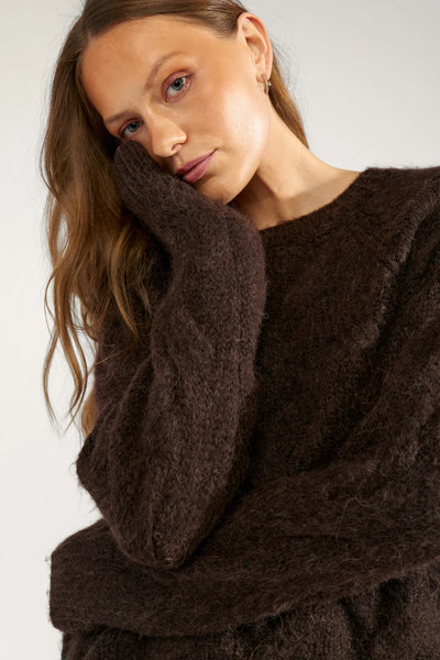 Numph - Nualmas Pullover - Black Coffee