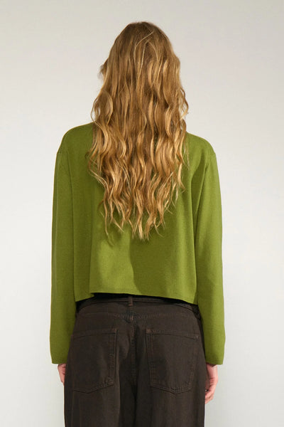 Numph - Nucarma Crop Pullover - Calla Green
