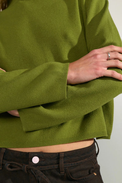Numph - Nucarma Crop Pullover - Calla Green