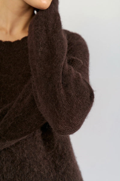 Numph - Nusuri Pelum Pullover - Black Coffee