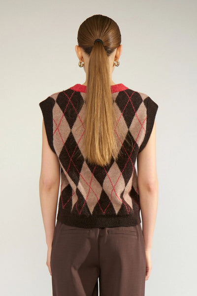 Numph - Nutikla Vest Knitwear - Goji Berry