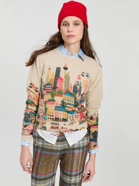Vilagallo - City Scape Pullover - Multi