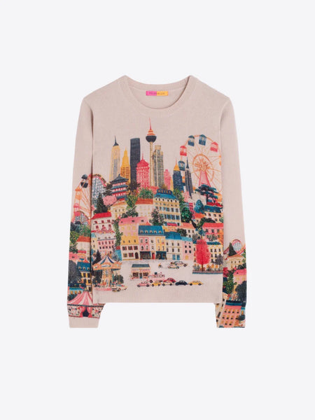 Vilagallo - City Scape Pullover - Multi