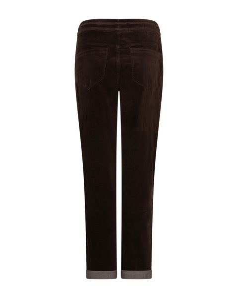 Red Button - Stella Velvet Trouser - Espresson