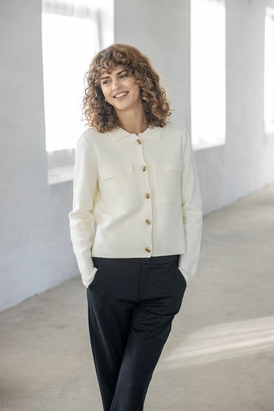 Fransa - Frita Cardigan - Whisper White