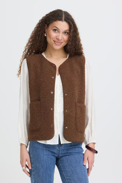 Fransa - Frgwynne Waistcoat - Rain Drum
