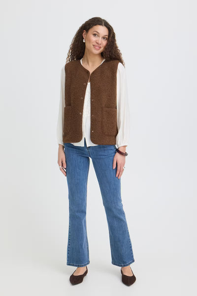 Fransa - Frgwynne Waistcoat - Rain Drum