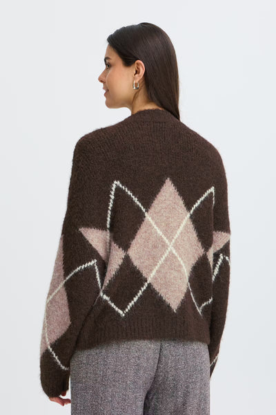 Fransa - Frcharleen Cardigan - Hot Fudge