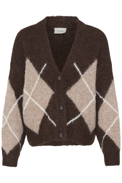 Fransa - Frcharleen Cardigan - Hot Fudge