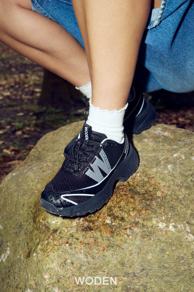 Woden - Selma Waterproof Trainer - Black