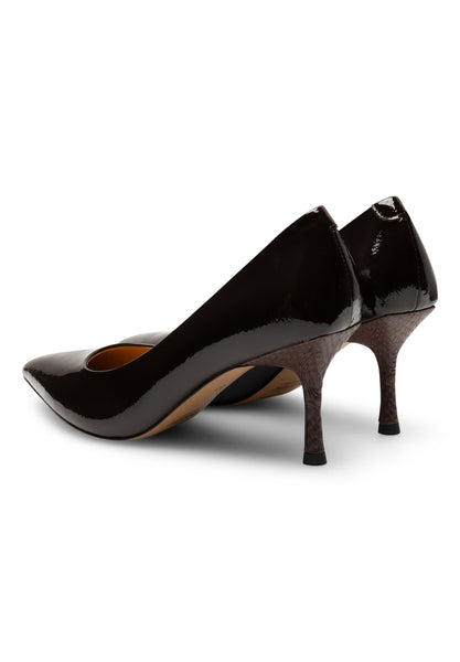 Woden - Laura Patent - Chocolate
