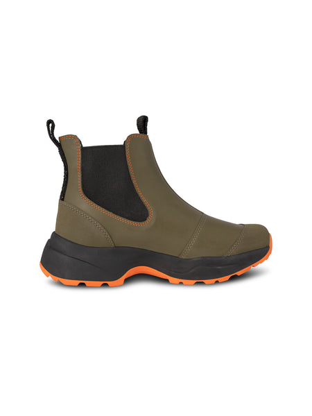 Woden - Siri Waterproof Boot - Dark Olive