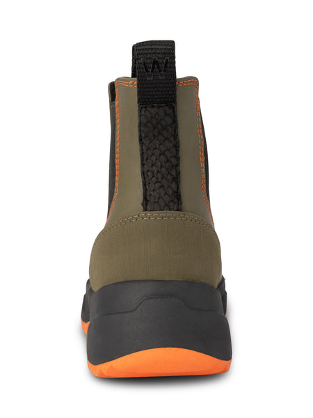 Woden - Siri Waterproof Boot - Dark Olive