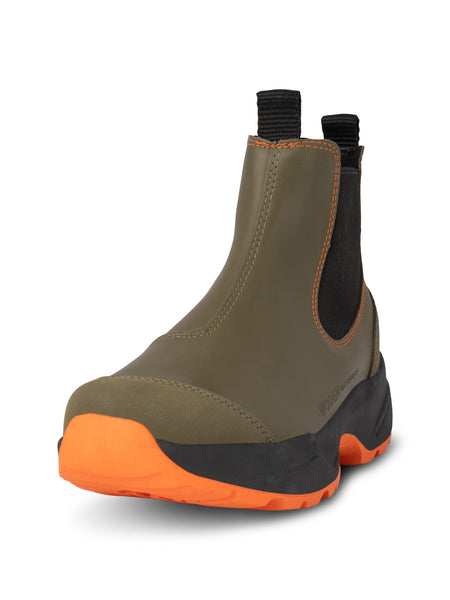 Woden - Siri Waterproof Boot - Dark Olive