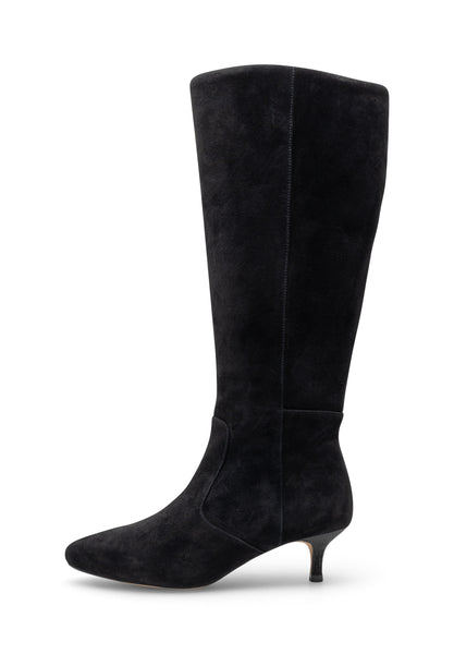 Woden - Saga High Suede Boot - Black