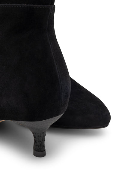 Woden - Saga High Suede Boot - Black
