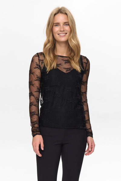 Numph - Nunatalia Blouse - Caviar