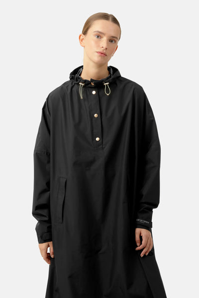 Ilse Jacobsen Waterproof Poncho - Black
