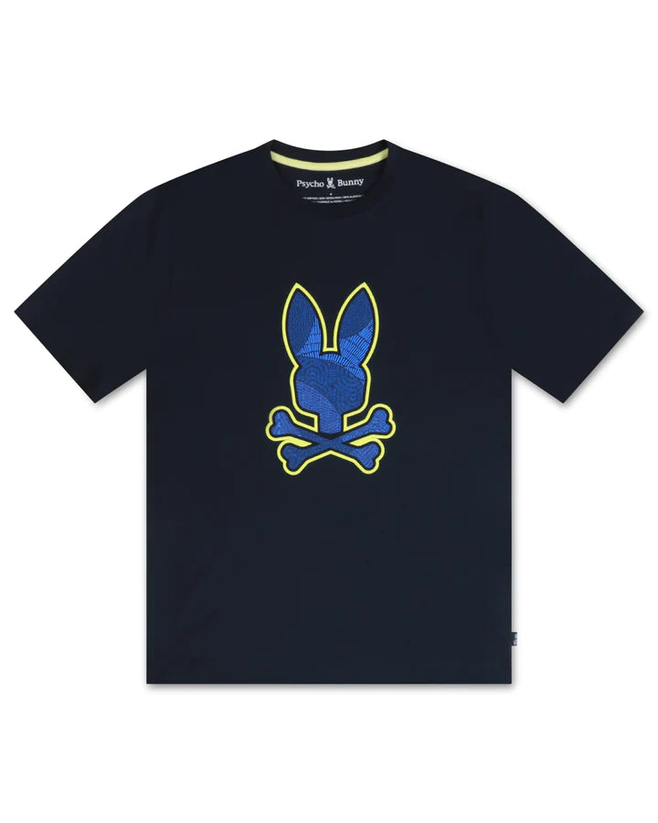 Psycho Bunny Lenox Graphic Tee - Navy