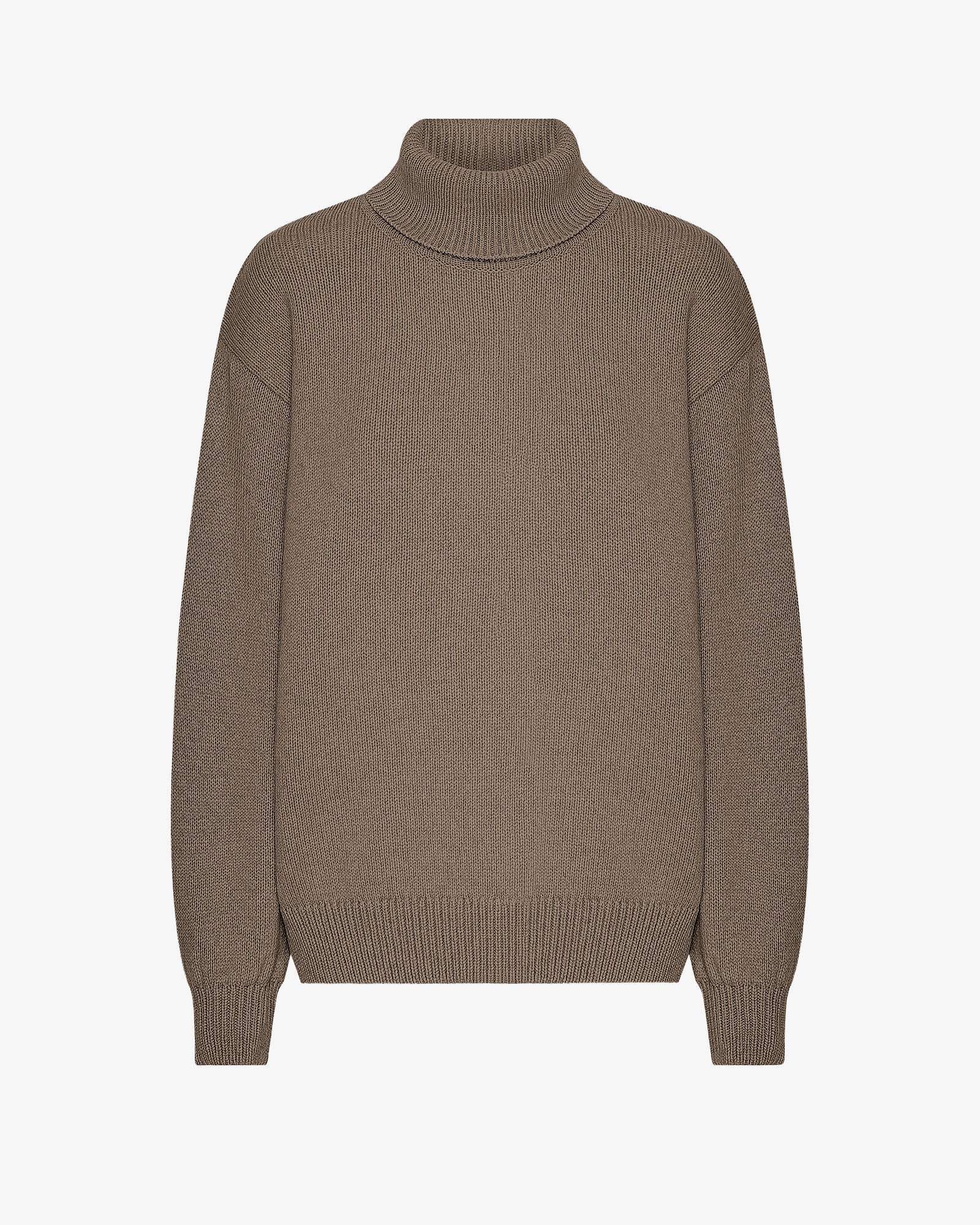 Merino Turtle Neck - Warm Taupe