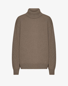 Merino Turtle Neck - Warm Taupe