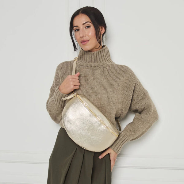 Ellie Beaumont - Large Slingbag - Gold
