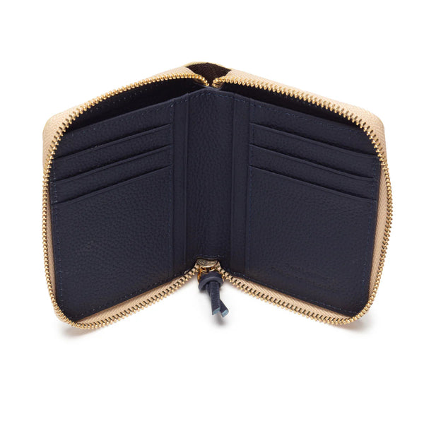 Elie Beaumont - Zipper Purse - Gold/Navy