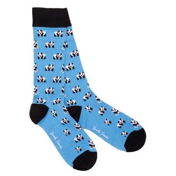 Swole Panda - Panda Bamboo Socks - Blue